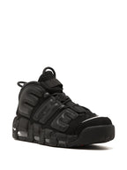 X Supreme Air More Uptempo Suptempo Black Sneakers