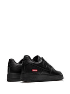X Supreme Air Force 1 Low Mini Box Logo Black Sneakers