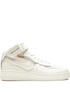 X Comme Des Gar n Air Force 1 Mid White Sneakers