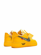 X Off-White Air Force 1 Low University Gold Sneakers