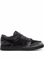 X Dover Street Market Dunk Low Triple Black Velvet Sneakers