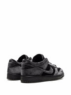 X Dover Street Market Dunk Low Triple Black Velvet Sneakers